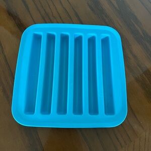 Blue Silicone Ice Cube Tray